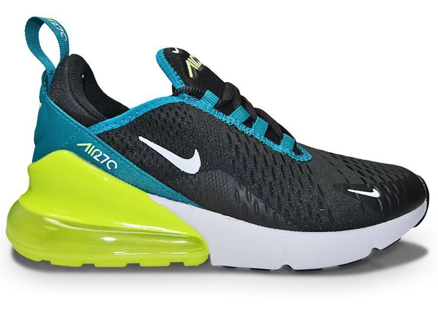 Nike Air Max 270 Black Bright Spruce Barely Volt