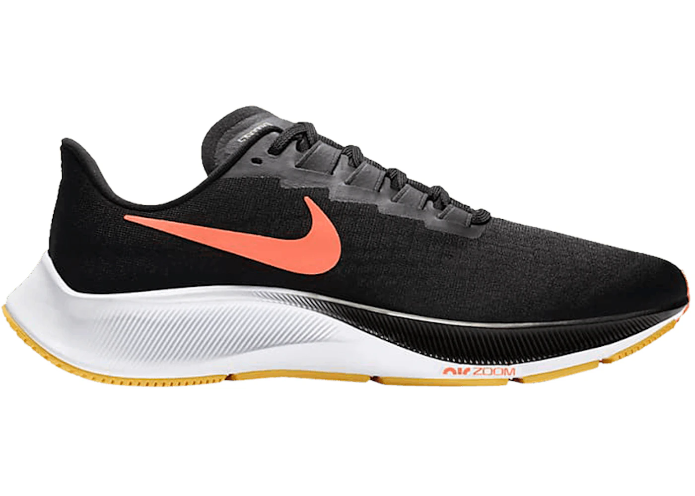 Nike Air Zoom Pegasus 37 Black Bright Mango