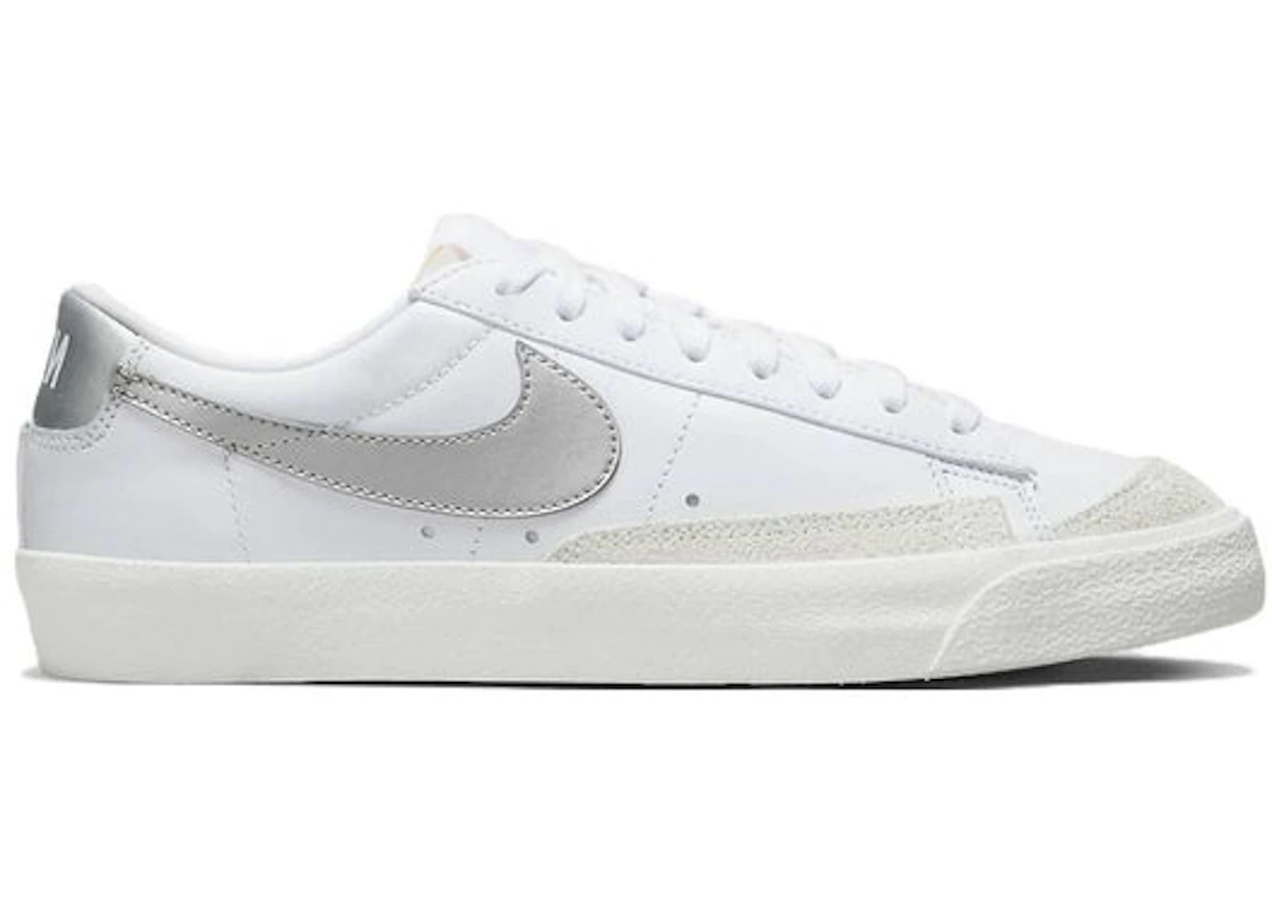 Nike Blazer Low 77 White Metallic Silver
