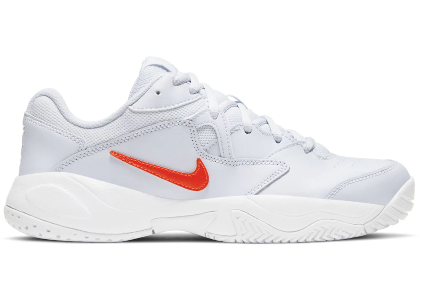 Nike Court Lite 2 Football Grey Bright Crimson