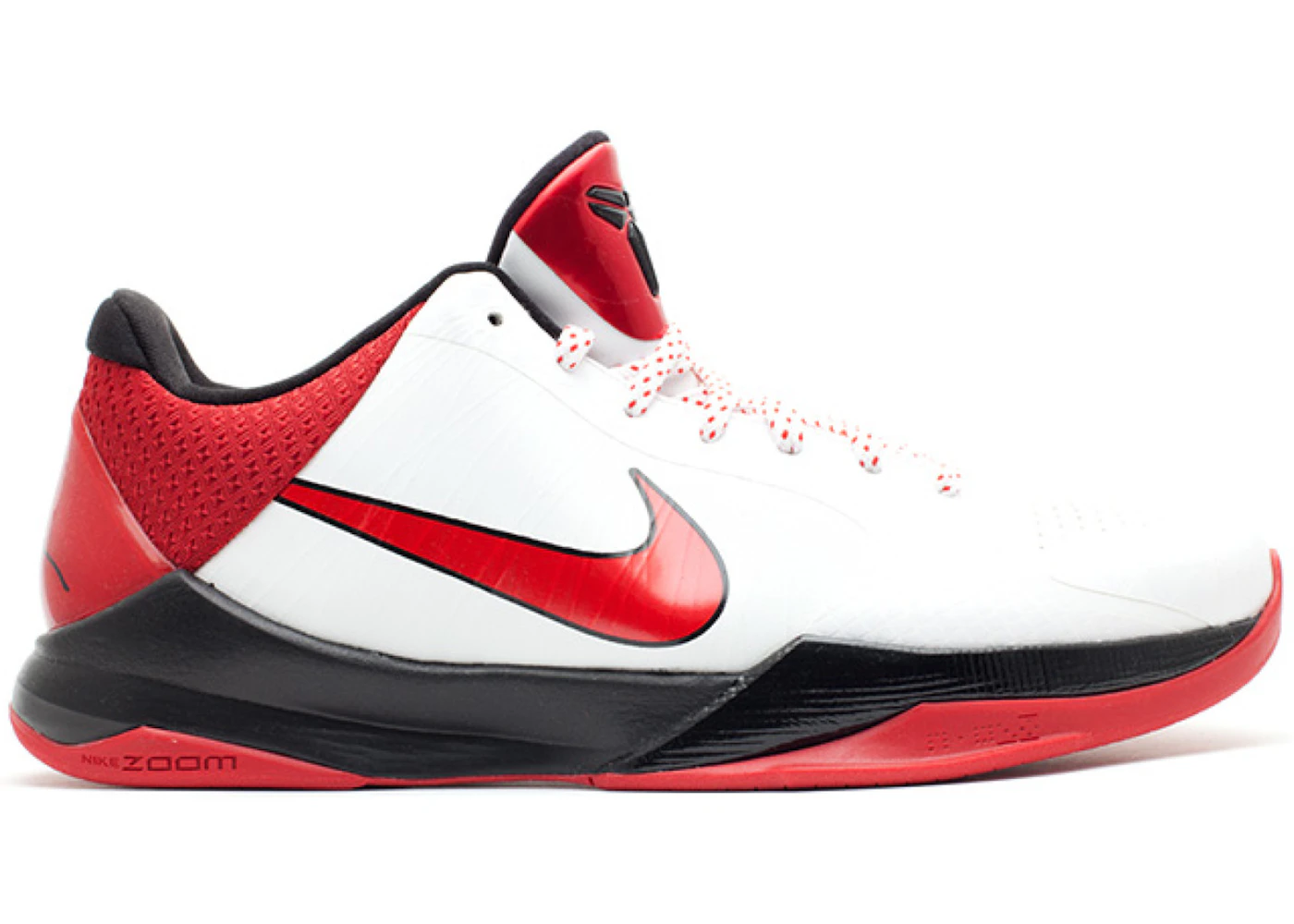 Nike Kobe 5 White Varsity Red Black