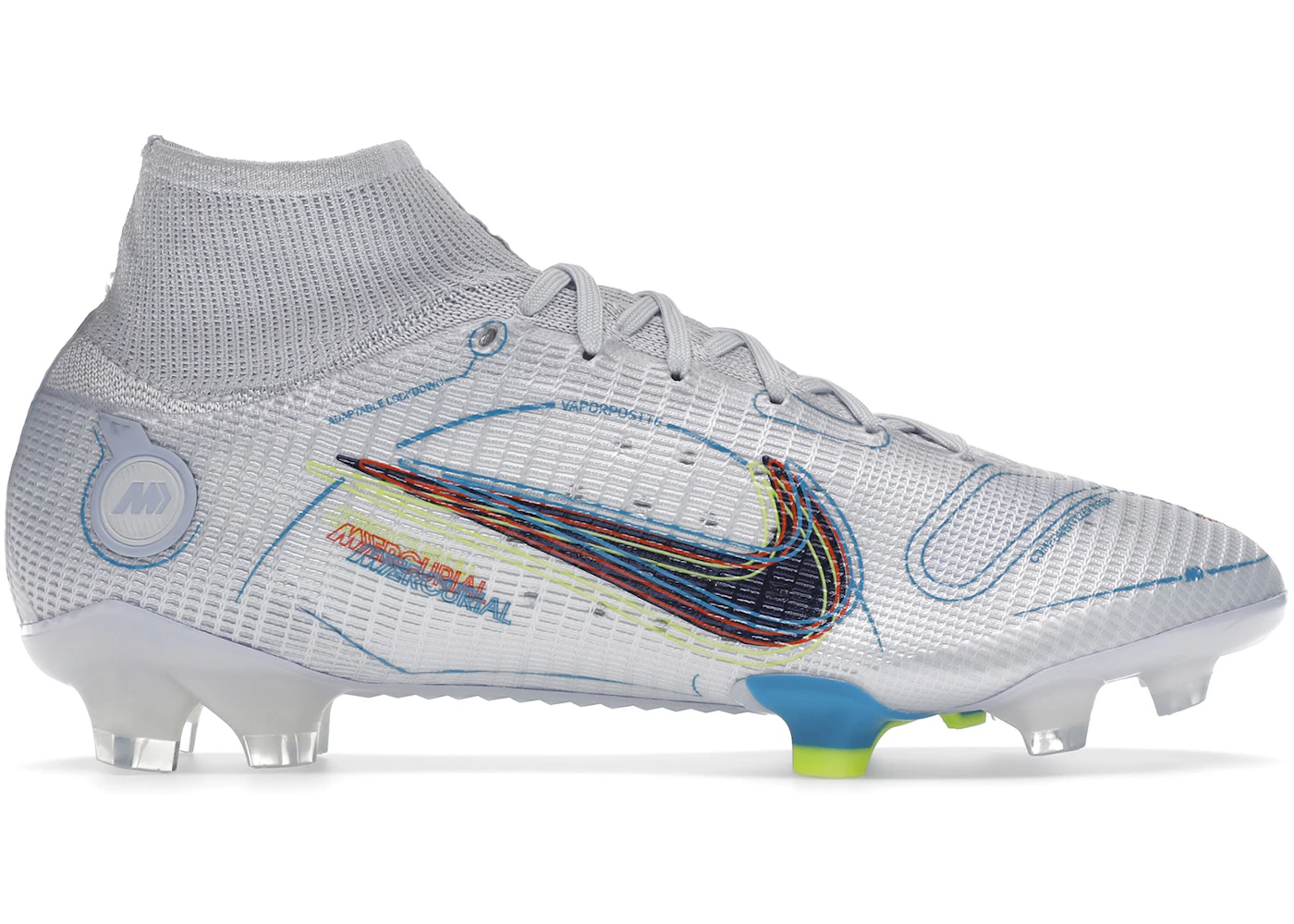 Nike Superfly 8 Elite FG Football Grey Light Marine