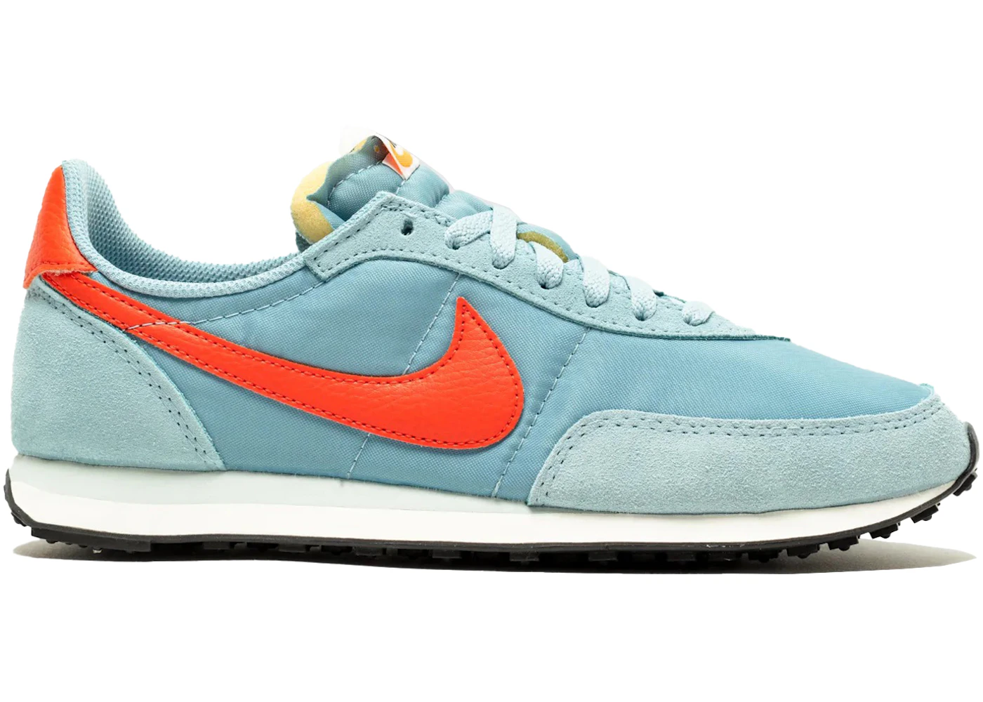 Nike Waffle Trainer 2 Worn Blue Team Orange