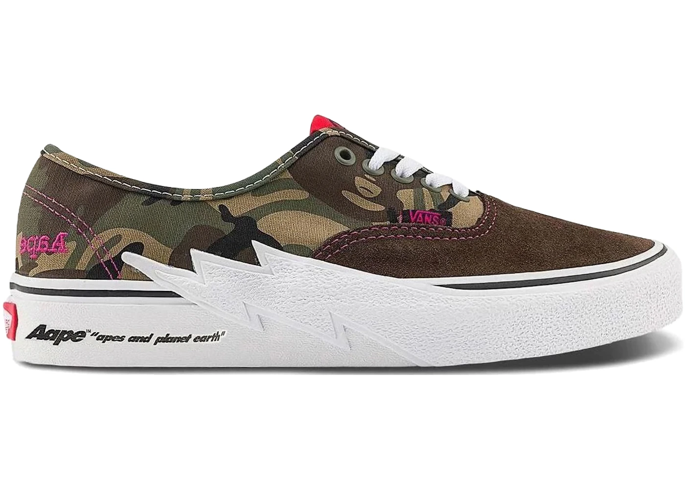 Vans Aape x Authentic Bolt - Green Camo