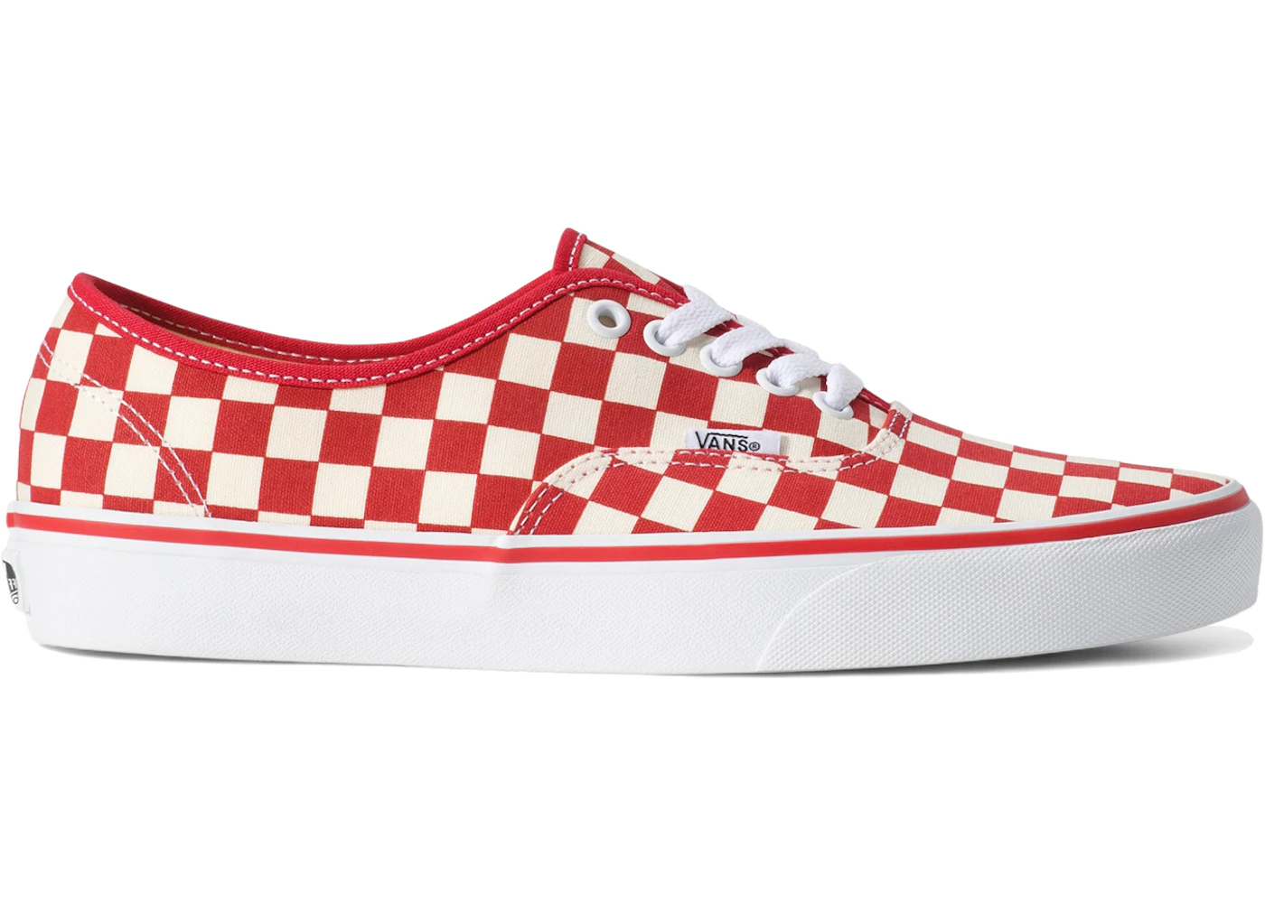 Vans Authentic Checkerboard Red