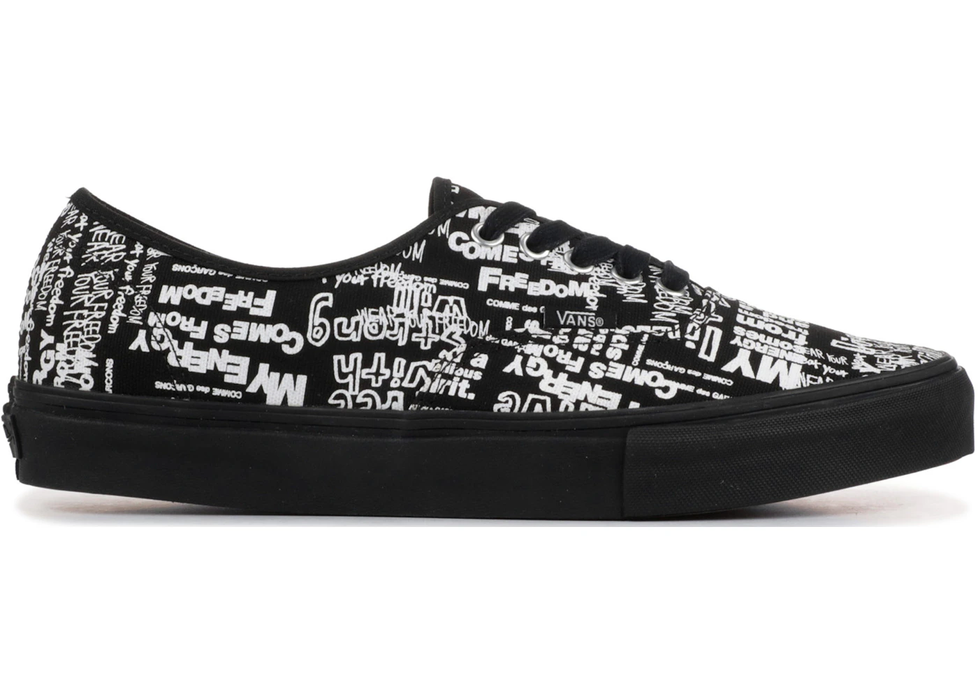Vans Comme Des Garçons x Authentic LX Graffiti - Black