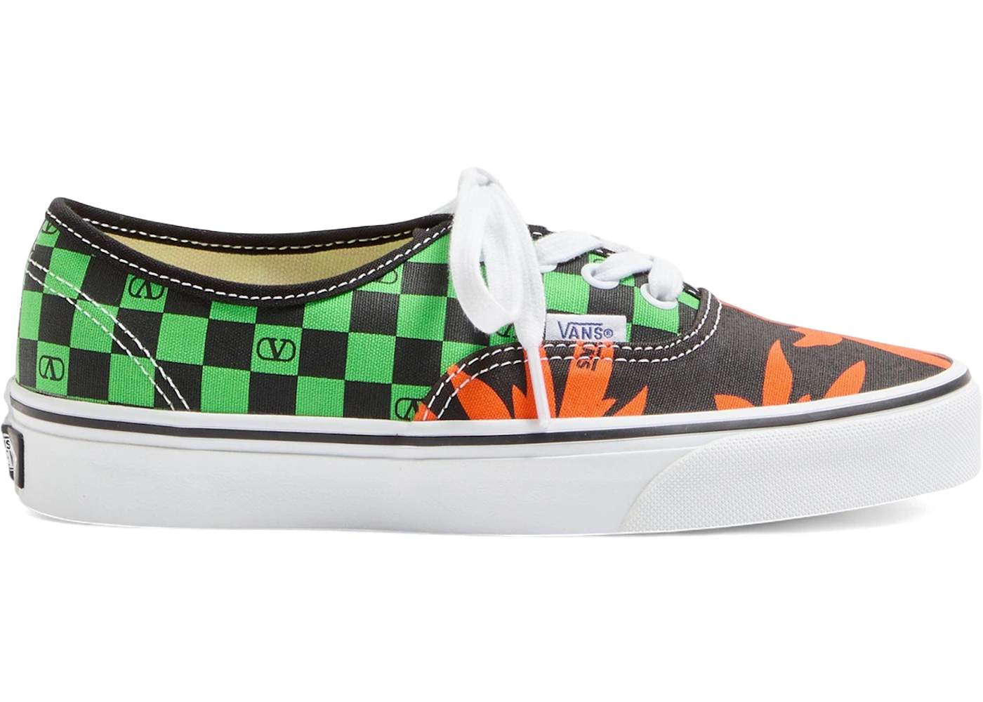Vans Valentino Garavani x Authentic Checkerboard Tropical Leaves