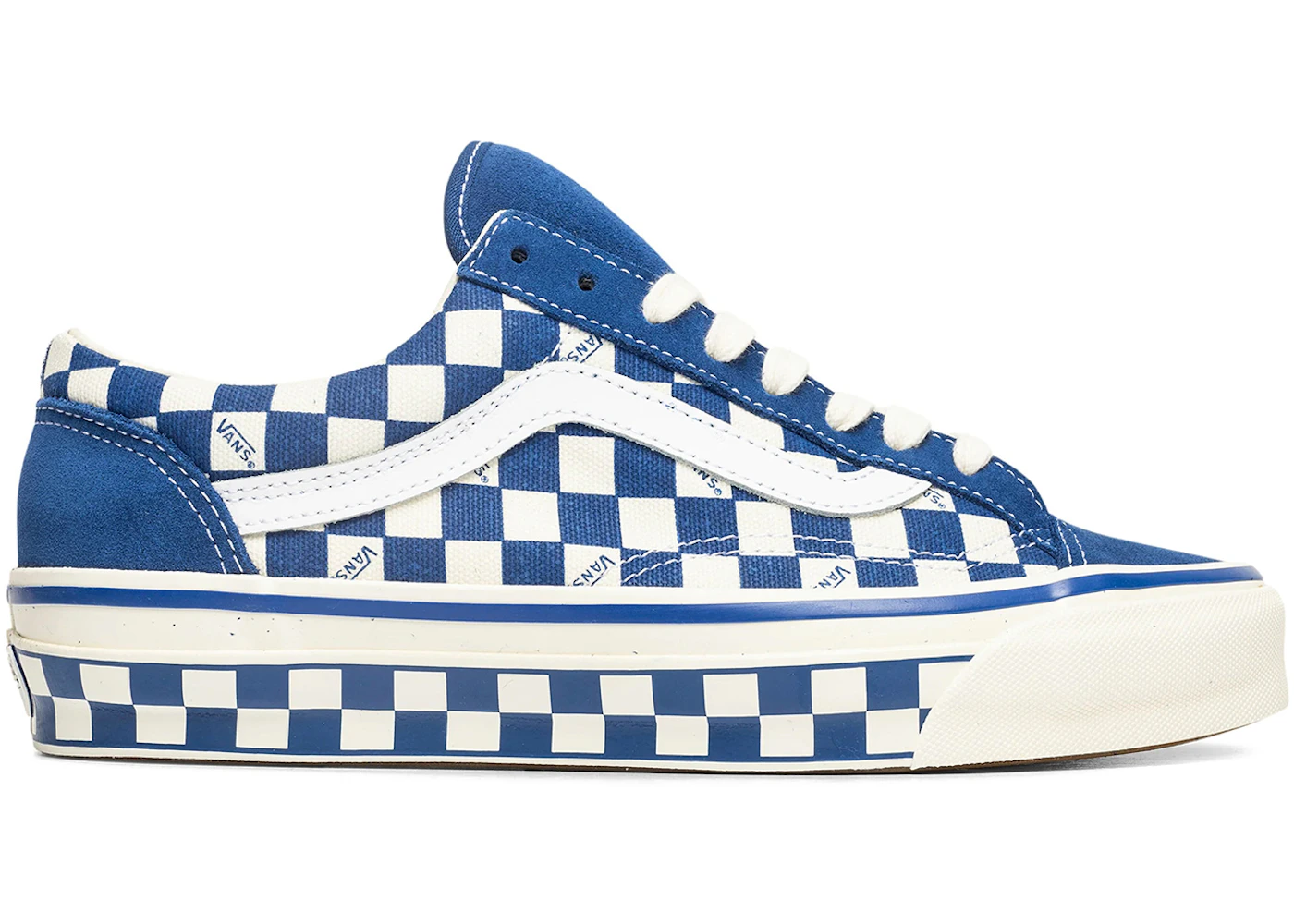 Vans Premium Old Skool 36 Checkerboard - True Blue
