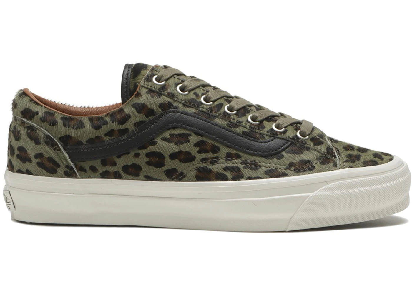 Vans Old Skool 36 Premium Pony Cheetah Olive