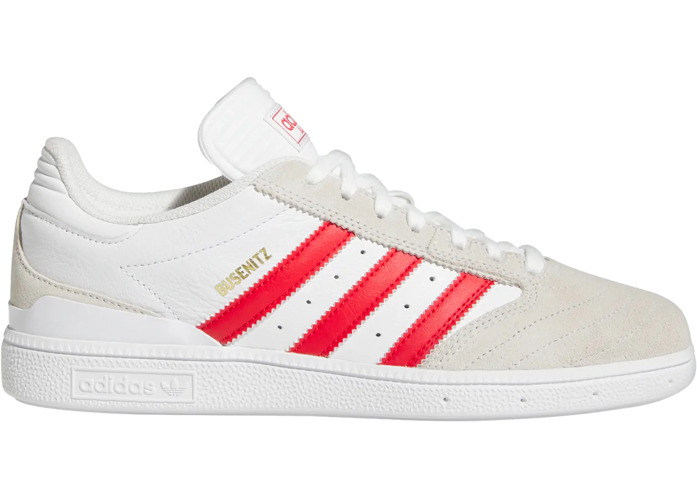 Adidas Busenitz White Better Scarlet