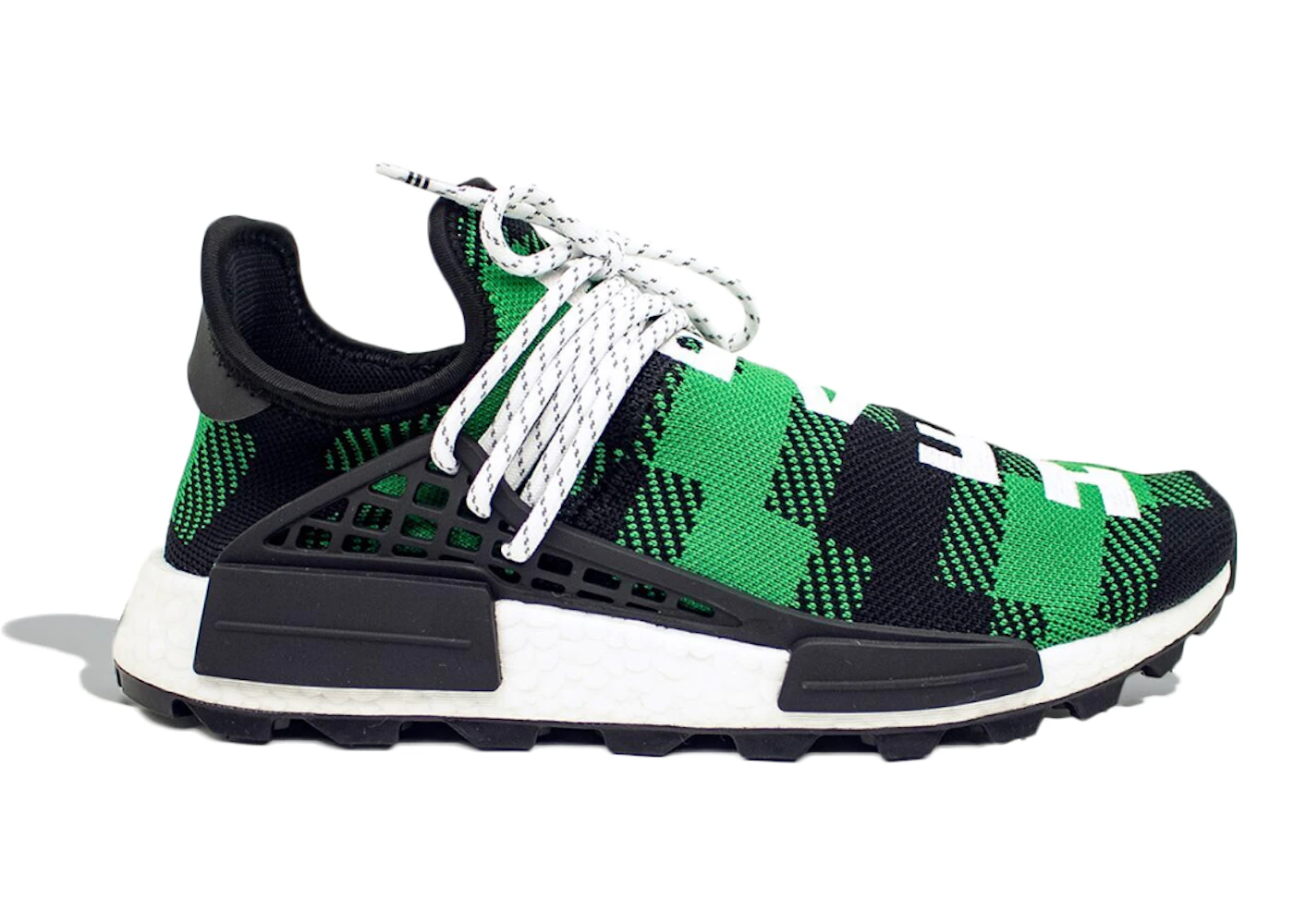 Adidas NMD Hu Pharrell x Bbc Green Plaid