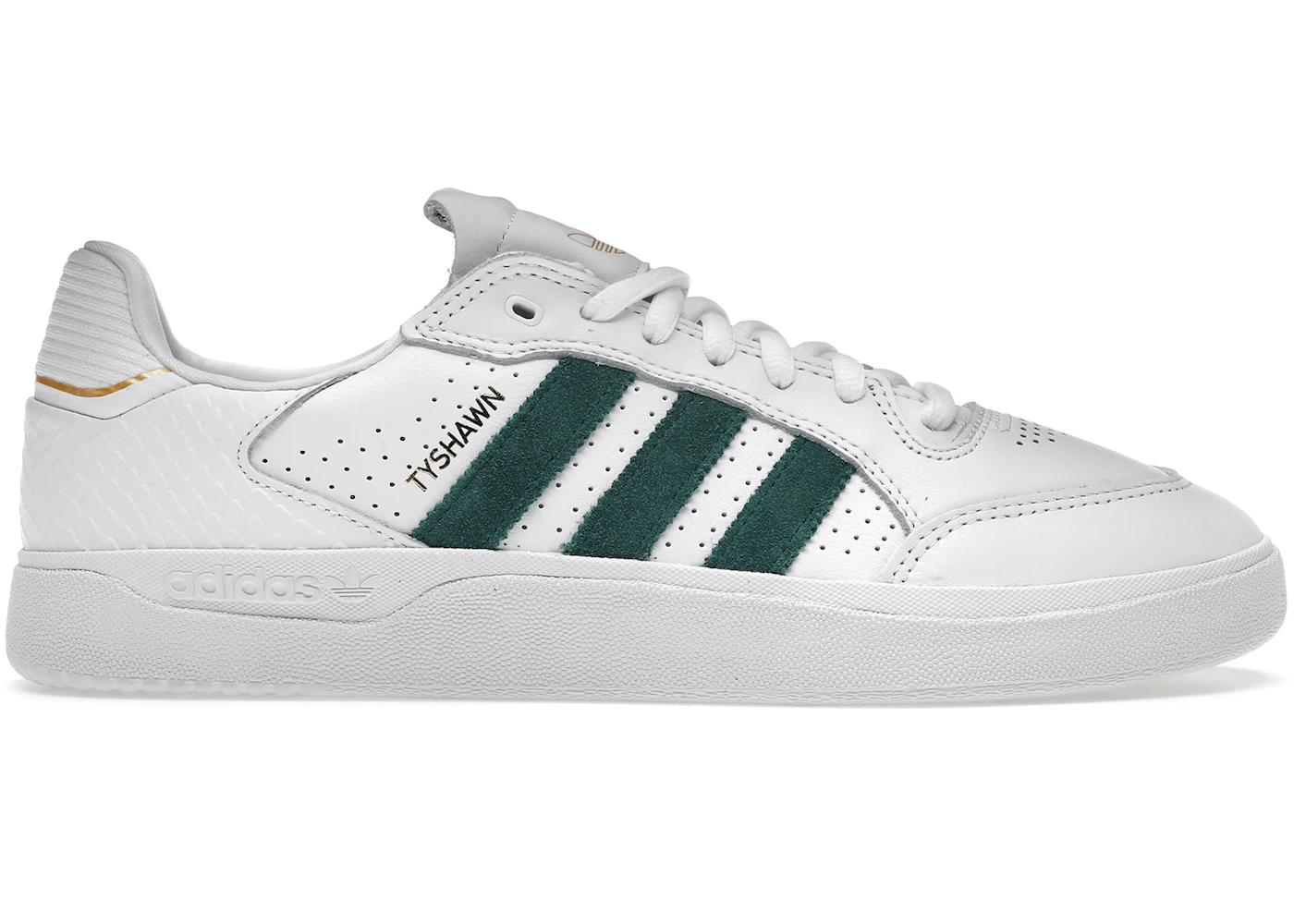 Adidas Tyshawn Low Cloud White Collegiate Green
