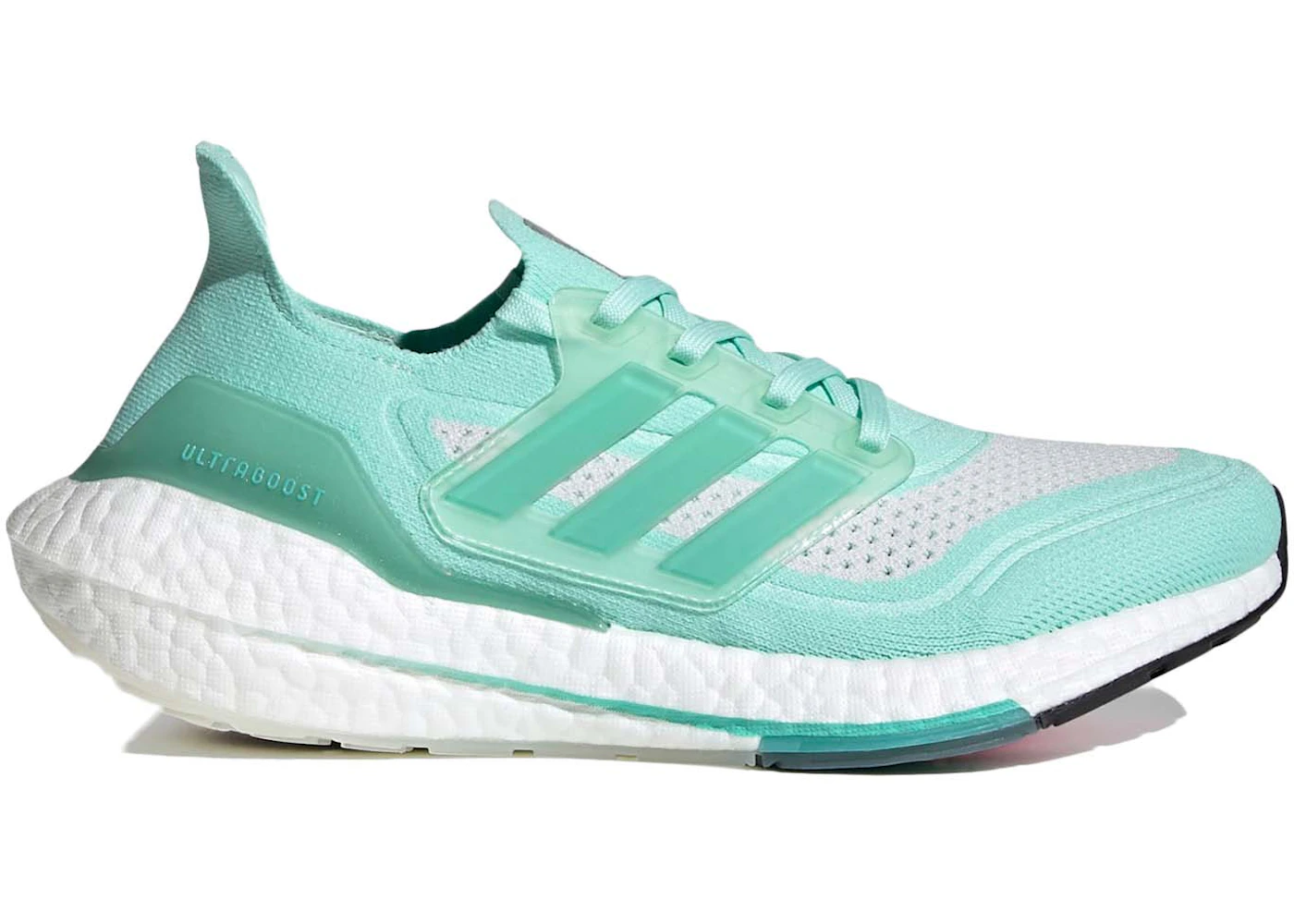 Adidas Ultra Boost 21 White Acid Mint
