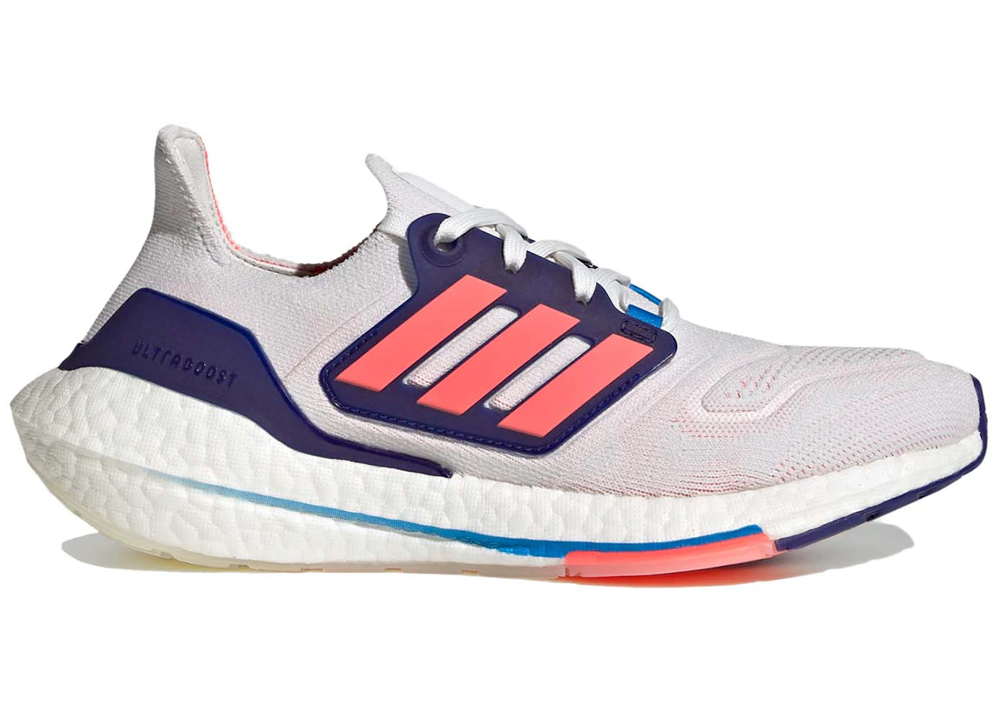 Adidas Ultra Boost 22 White Turbo Indigo