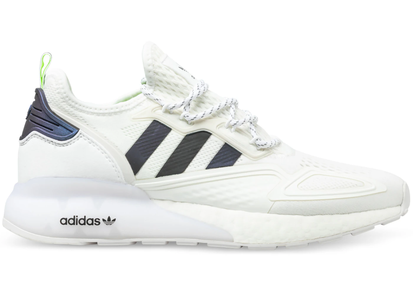Adidas ZX 2K Boost White Iridescent Core Black
